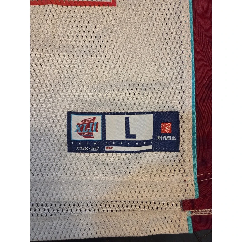 Kids Reebok Tom Brady New England Patriots Super Bowl XLII Jersey White Size L
